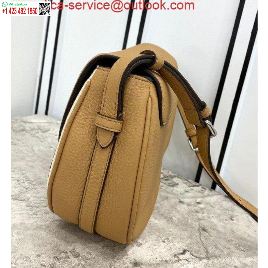 ρεπλίκα Fendi 655 δερμάτινη τσάντα ώμου σεληνόφωτος Fendi καφέ