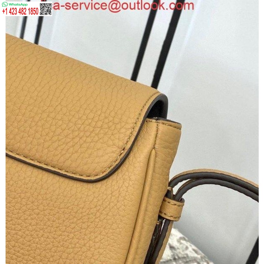 ρεπλίκα Fendi 655 δερμάτινη τσάντα ώμου σεληνόφωτος Fendi καφέ