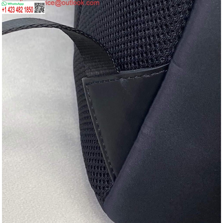 ρεπλίκα Fendi 2381 σακίδιο πλάτης μαύρο Fendi νάιλον σακίδιο ώμου 7vz042 μαύρο με κόκκινο