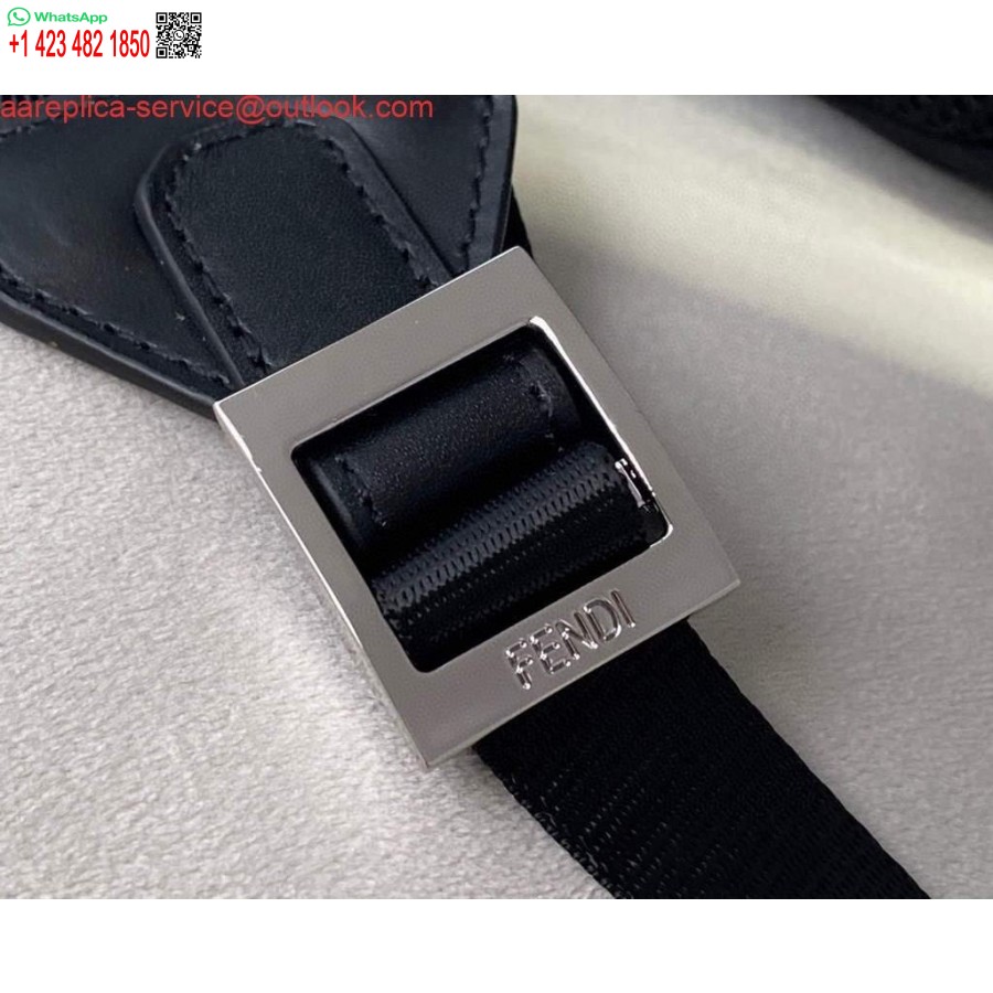 ρεπλίκα Fendi 2381 σακίδιο πλάτης μαύρο Fendi νάιλον σακίδιο ώμου 7vz042 μαύρο με κόκκινο
