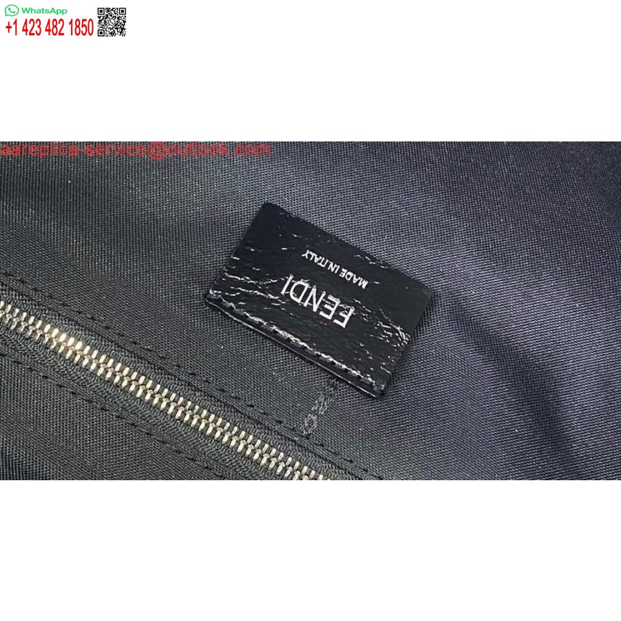 ρεπλίκα Fendi 2381 σακίδιο πλάτης μαύρο Fendi νάιλον σακίδιο ώμου 7vz042 μαύρο με κόκκινο