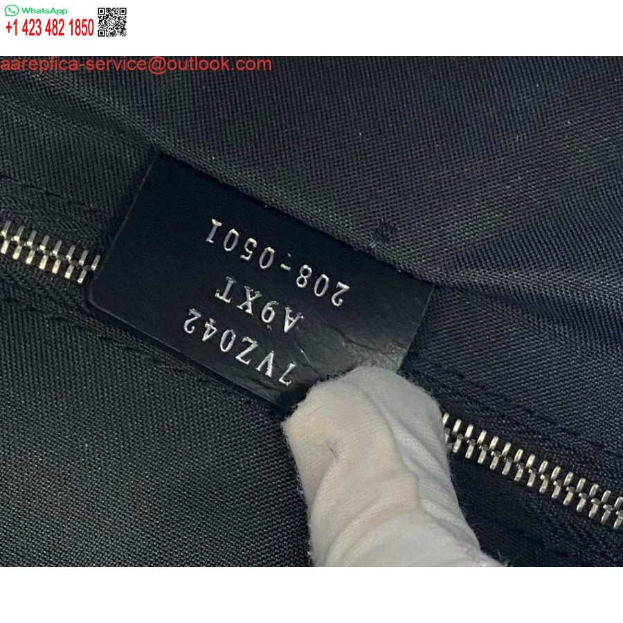 ρεπλίκα Fendi 2381 σακίδιο πλάτης μαύρο Fendi νάιλον σακίδιο ώμου 7vz042 μαύρο με κόκκινο