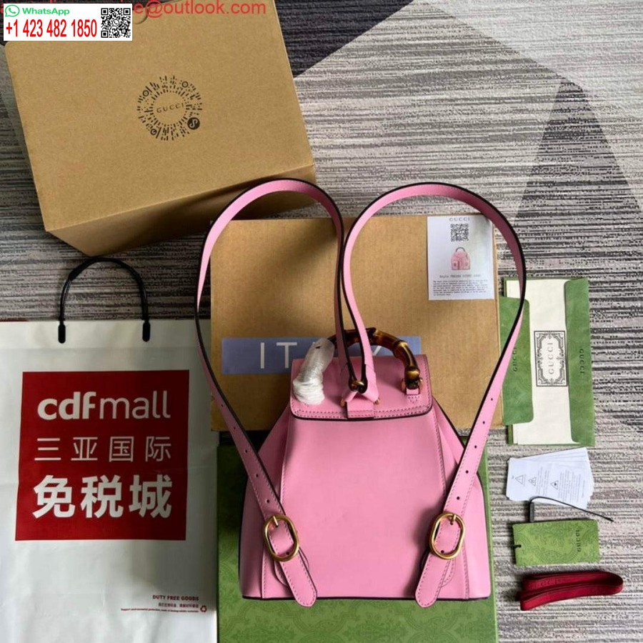 Replica Gucci 702101 Bambureppu Vaaleanpunainen