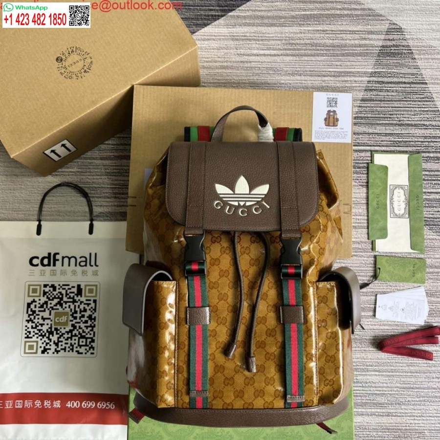 Replica Adidas X Gucci Kuprinė 495563 Smėlio Ir Ruda