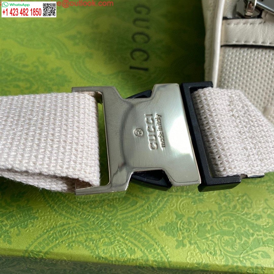 Replica Gucci 645093 Gg Reljefi Jostas Soma Balta Gg Reljefa āda