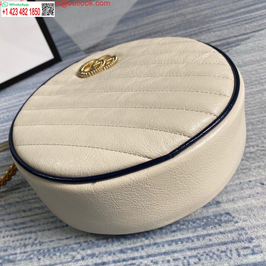 ماکت گوچی 550154 Gg مارمونت مینی کیف شانه گرد سفید