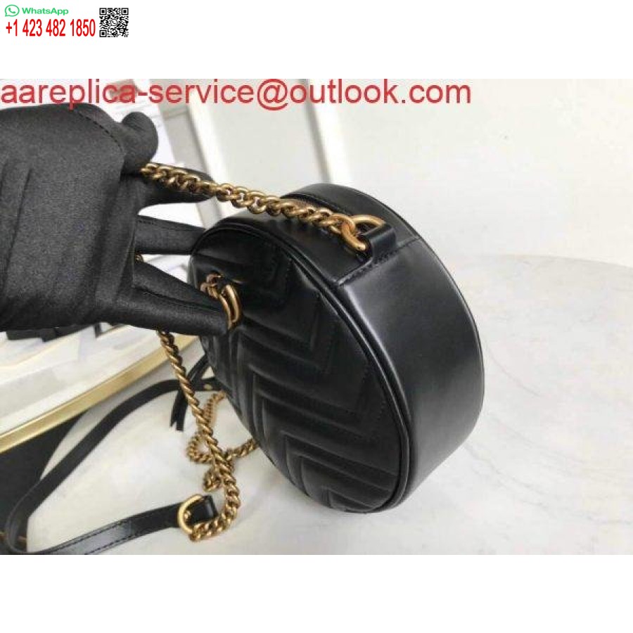 ماکت گوچی 550154 Gg مارمونت مینی کیف شانه گرد مشکی
