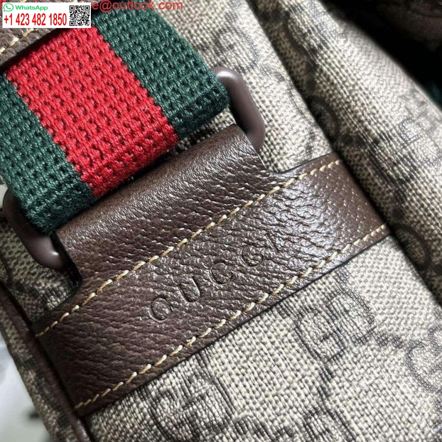 Replica Gucci 760123 Gg Messenger Bag Ruskea