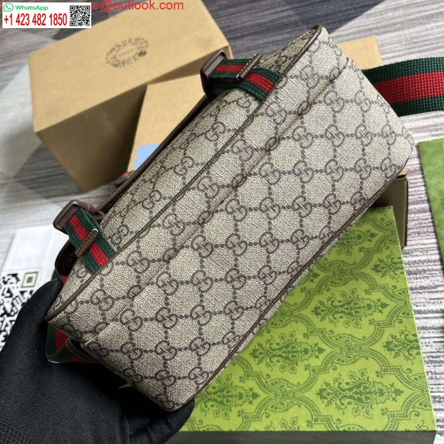 Replica Gucci 760123 Gg Messenger Bag Ruskea