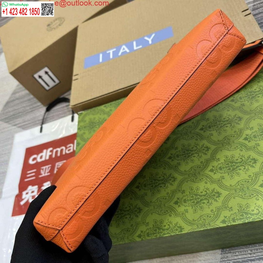 Replica Gucci 696009 Jumbo Gg Medium Messenger Bag Oranssi