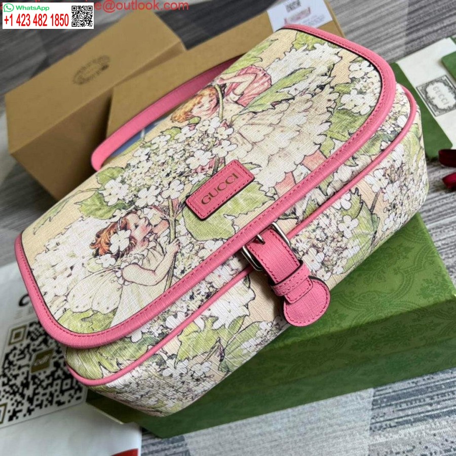 Replica Gucci 664143 Lasten Matkalaukku Pinkki