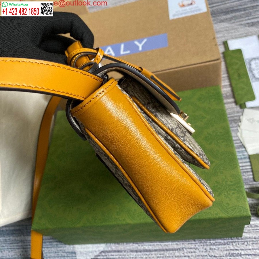 Replica Gucci 658487 Geanta Mini Cu Lacat Bej