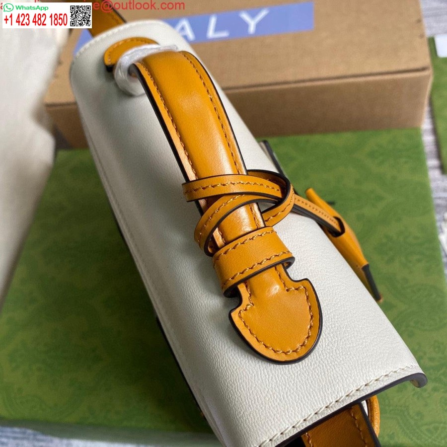 Replica Gucci 658487 Geanta Mini Cu Lacat Bej