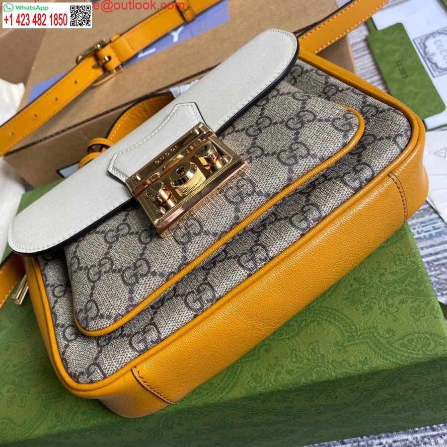Replica Gucci 658487 Geanta Mini Cu Lacat Bej