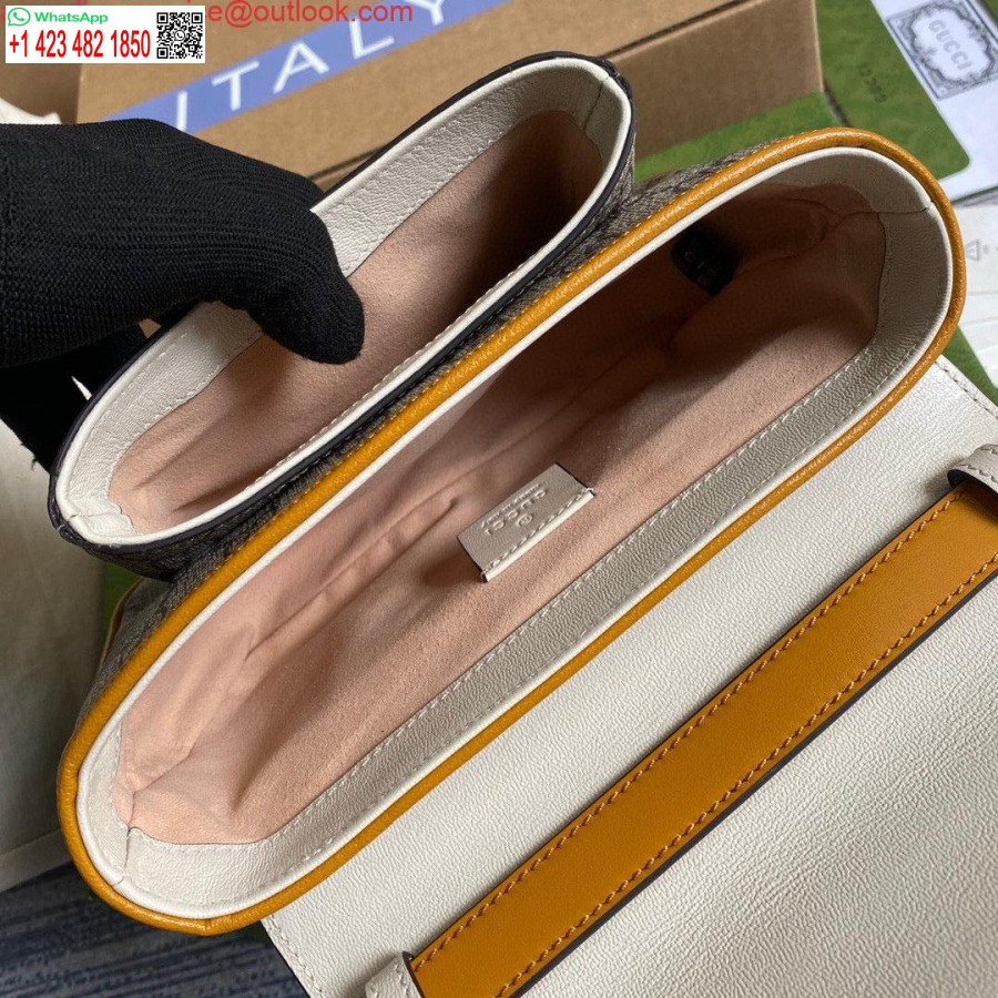 Replica Gucci 658487 Geanta Mini Cu Lacat Bej