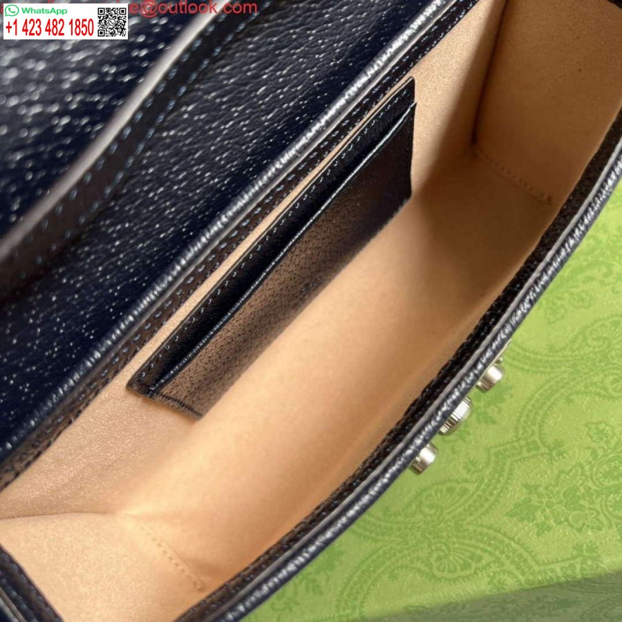 Replika Gucci 652683 Lokot Mini Torba Crna