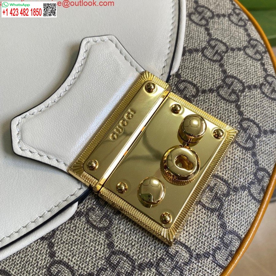 Реплика Gucci 644524 маленькая сумка на плечо с замком бежевого цвета