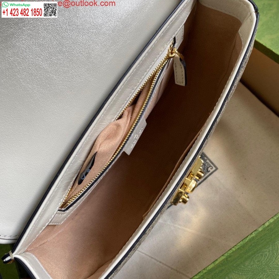 Реплика Gucci 644524 маленькая сумка на плечо с замком бежевого цвета