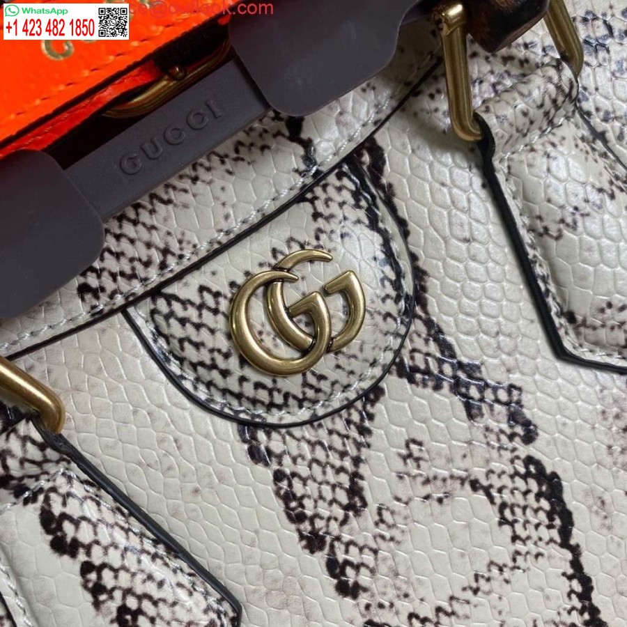 רפליקה גוצ'י דיאנה תיק קטן עם ידית עליונה תיק 660195 אפור