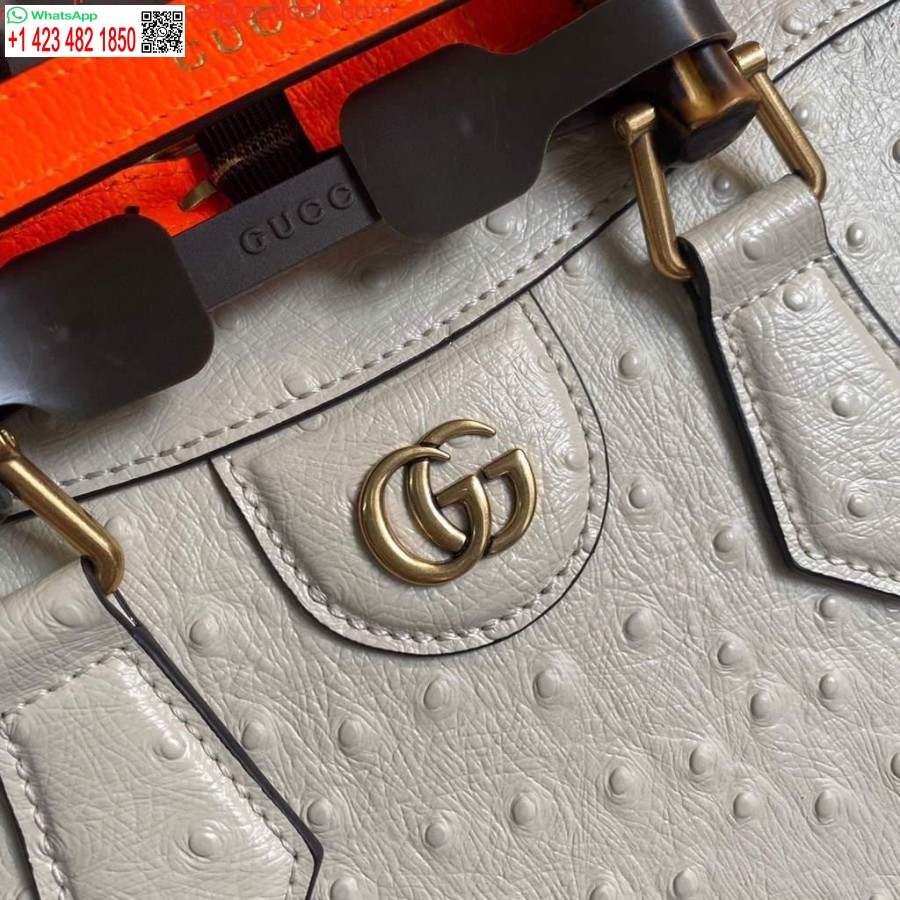 העתק גוצ'י דיאנה תיק תיק קטן יען ידית עליונה תיק 660195 בז'