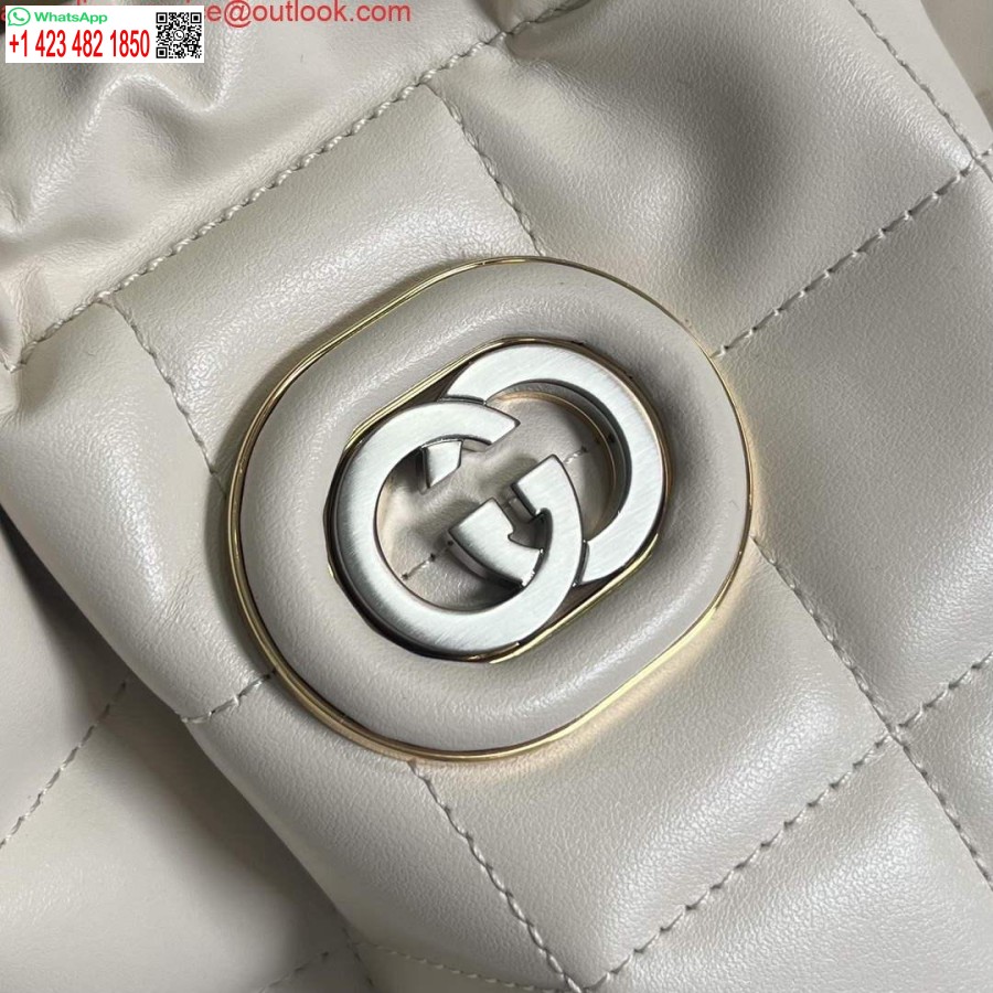 רפליקה גוצ'י 746210 גוצ'י דקו בינוני תיק לבן
