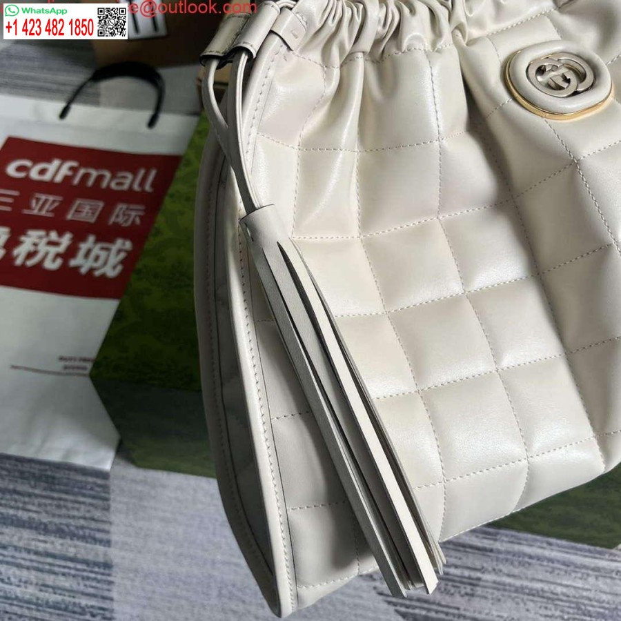 רפליקה גוצ'י 746210 גוצ'י דקו בינוני תיק לבן