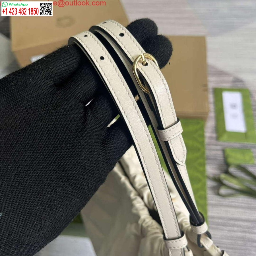 רפליקה גוצ'י 746210 גוצ'י דקו בינוני תיק לבן