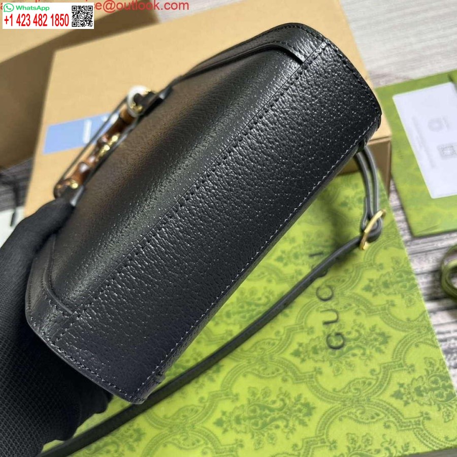 Replica Gucci 739079 Diana Mini Krepšys Juodos Odos