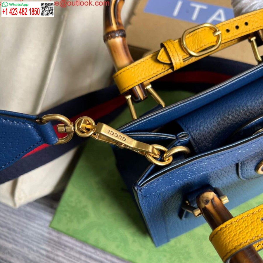 רפליקה גוצ'י 702732 גוצ'י דיאנה תיק קטן כחול