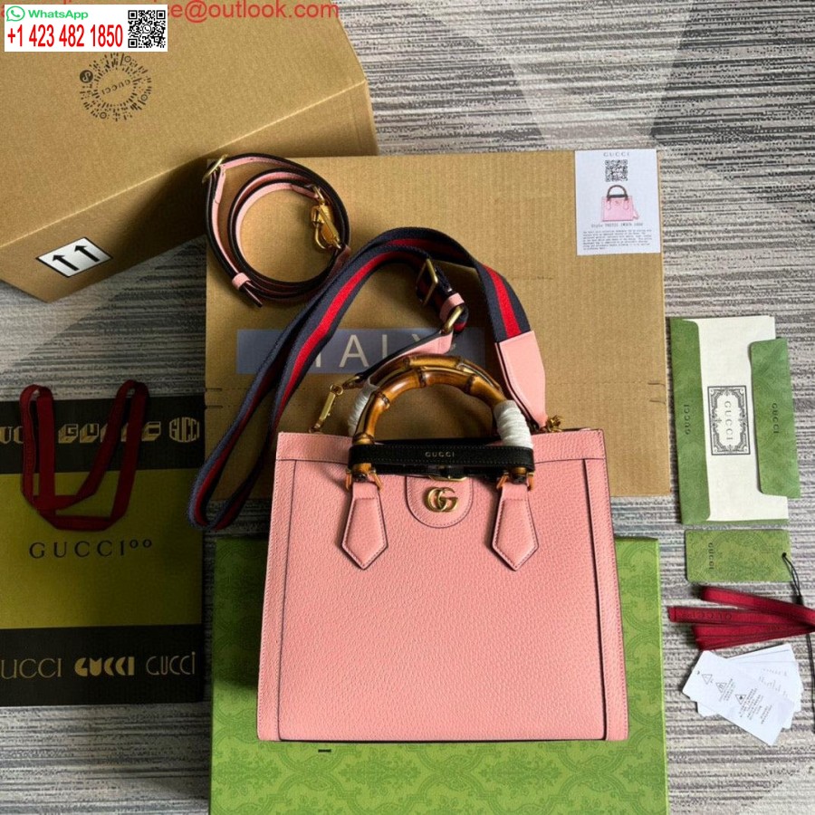 Replika Gucci 702721 Diana Malá Taška Růžová