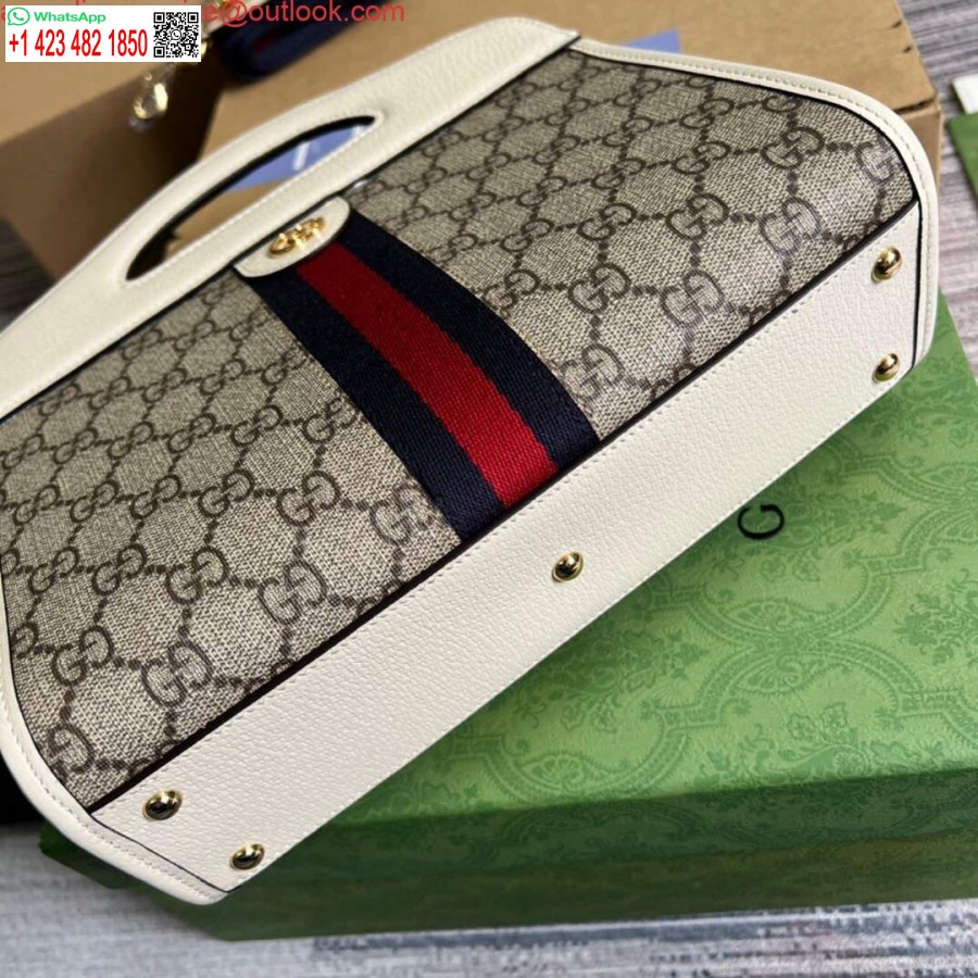 نسخة طبق الأصل من غوتشي 693724 أوفيديا حقيبة صغيرة مع شبكة بيضاء