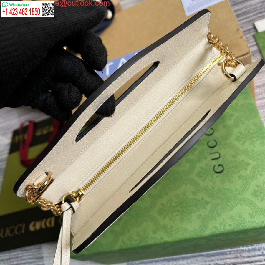 نسخة طبق الأصل من غوتشي 693724 أوفيديا حقيبة صغيرة مع شبكة بيضاء
