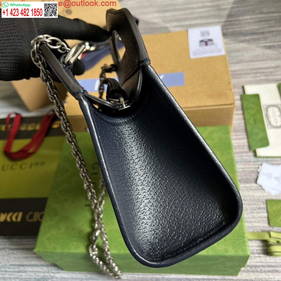 רפליקה גוצ'י 693724 אופידיה תיק קטן עם רשת שחור