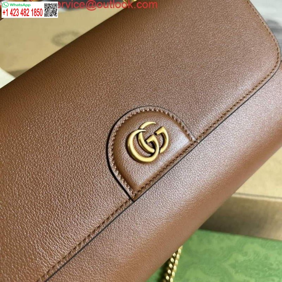 Replika Gucci 675794 Gucci Diana Malá Taška Cez Rameno Hnedá