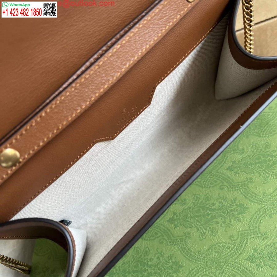 Replika Gucci 675794 Gucci Diana Malá Taška Cez Rameno Hnedá