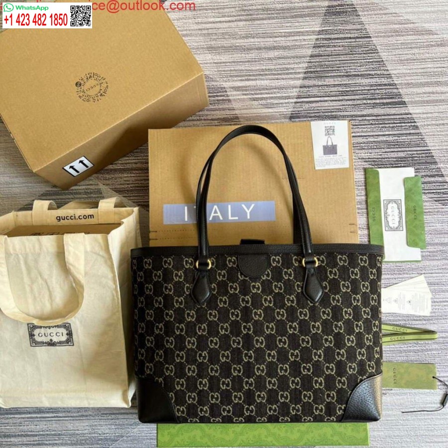Replica Gucci 631685 Ophidia Medium Kantolaukku Verkkomustalla