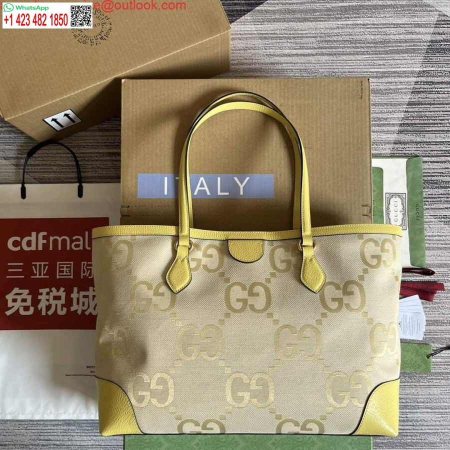 Replica Gucci 631685 Ophidia Jumbo Gg Medium Tote Banaani