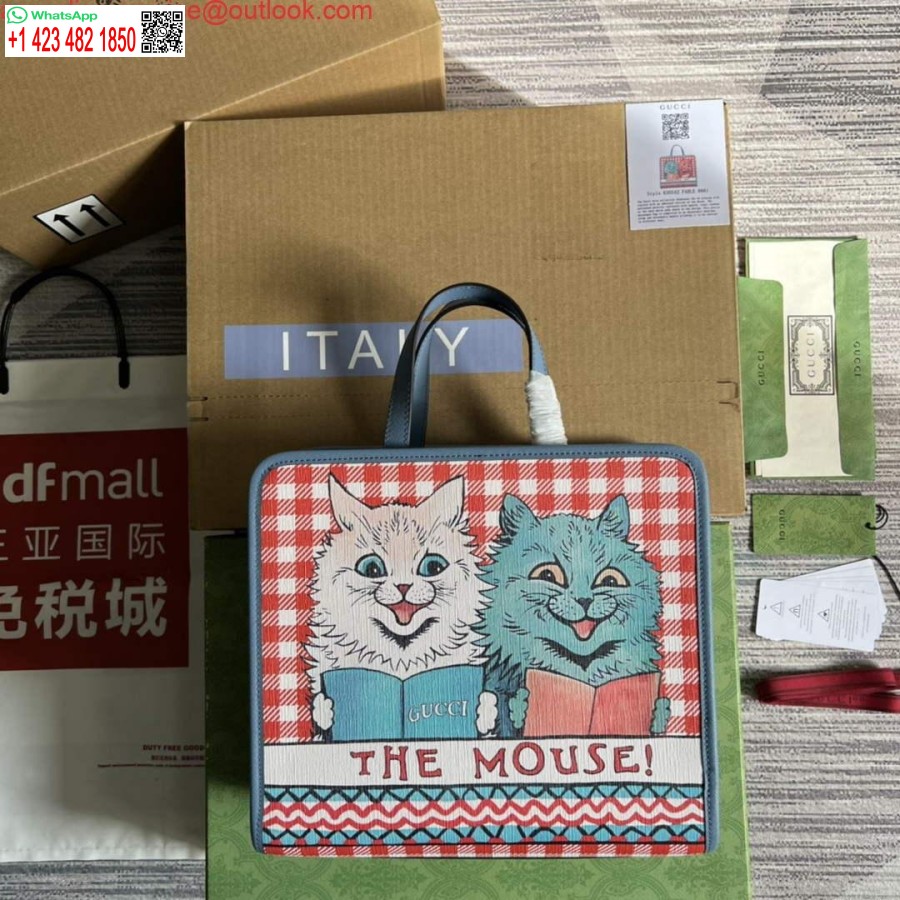 Replica Gucci 605614 Gyerek Cica Mintás Táska