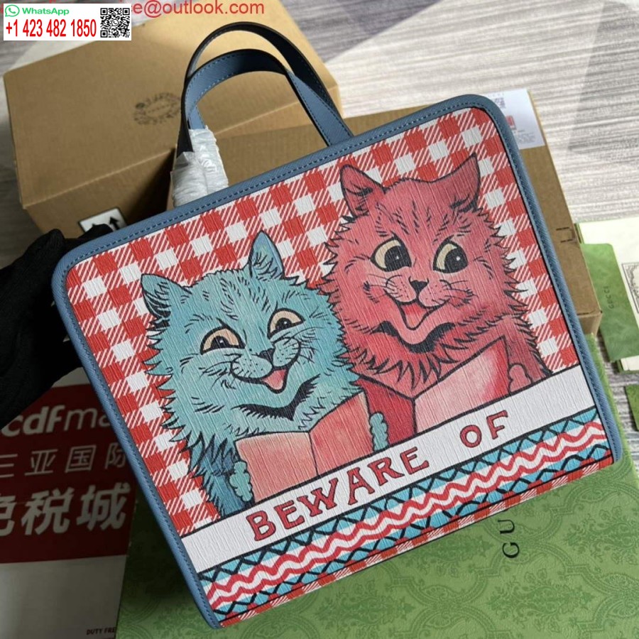 Replica Gucci 605614 Gyerek Cica Mintás Táska