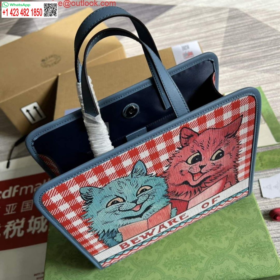 Replica Gucci 605614 Gyerek Cica Mintás Táska