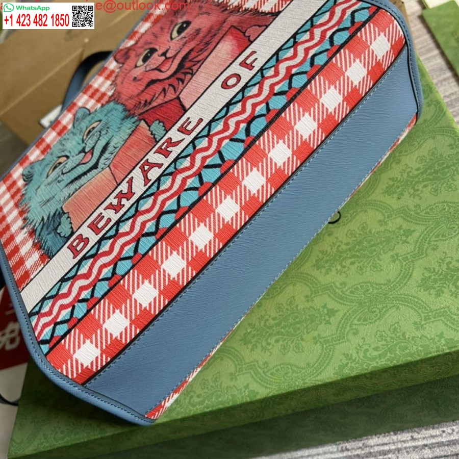 Replica Gucci 605614 Gyerek Cica Mintás Táska