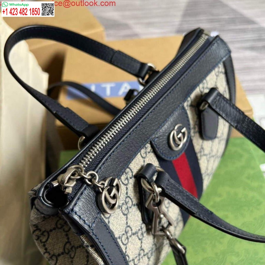 Replika Gucci 547551 Ophidia Malá Gg Taška Béžová Modrá