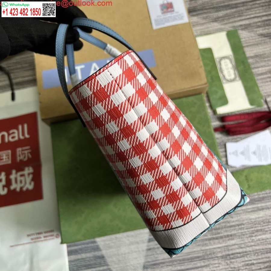 Replica Gucci 410812 Gyerek Cica Mintás Mini Bevásárlótáska