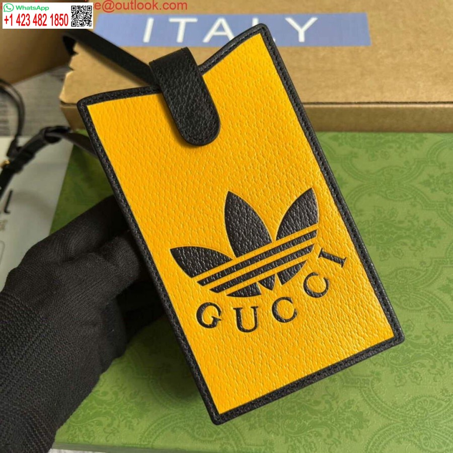 Replica Gucci 702203 Adidas X Gucci Telefontok Sárga