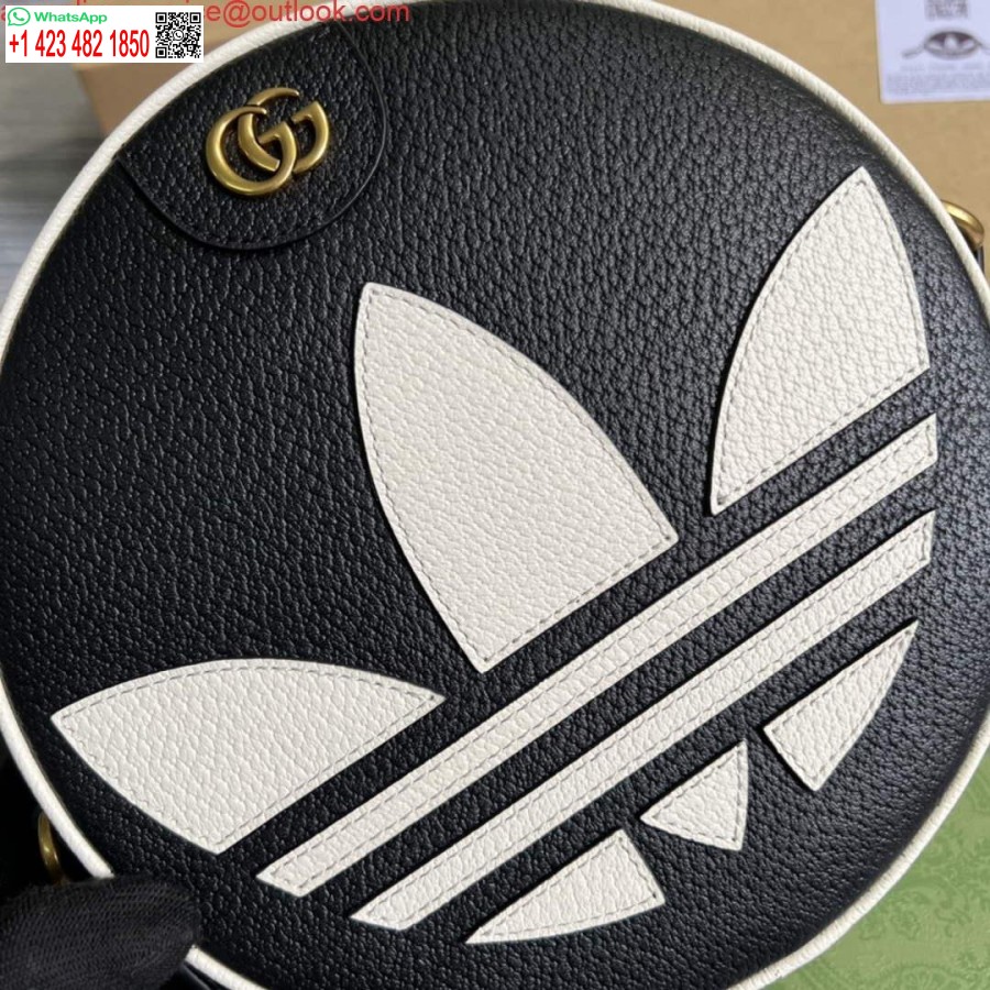 ماکت کیف شانه ای آدیداس X گوچی اپیدیا 702626 چرم مشکی