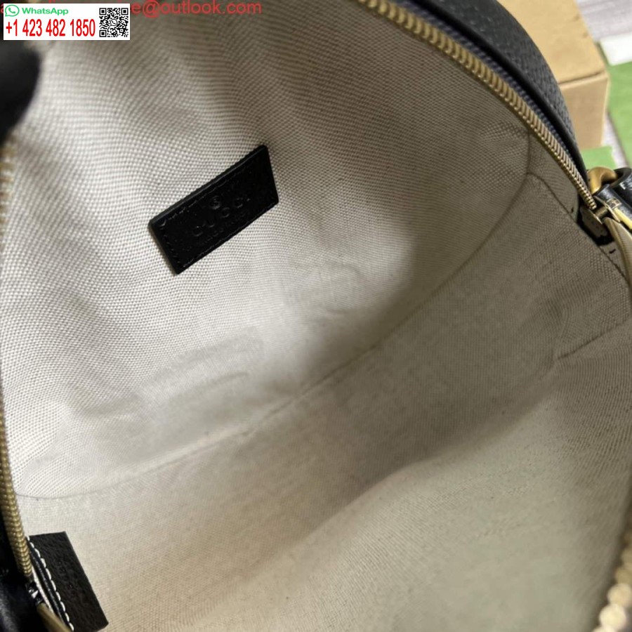 ماکت کیف شانه ای آدیداس X گوچی اپیدیا 702626 چرم مشکی