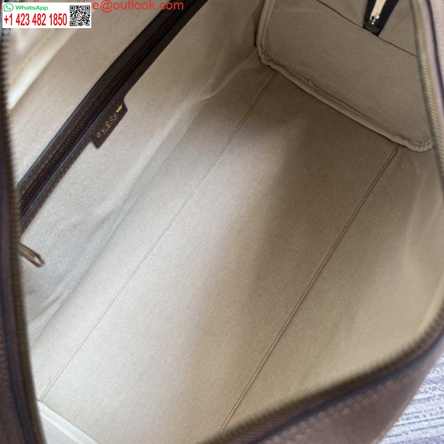 نسخة طبق الأصل من حقيبة أديداس × غوتشي الكبيرة 702422 باللون البني