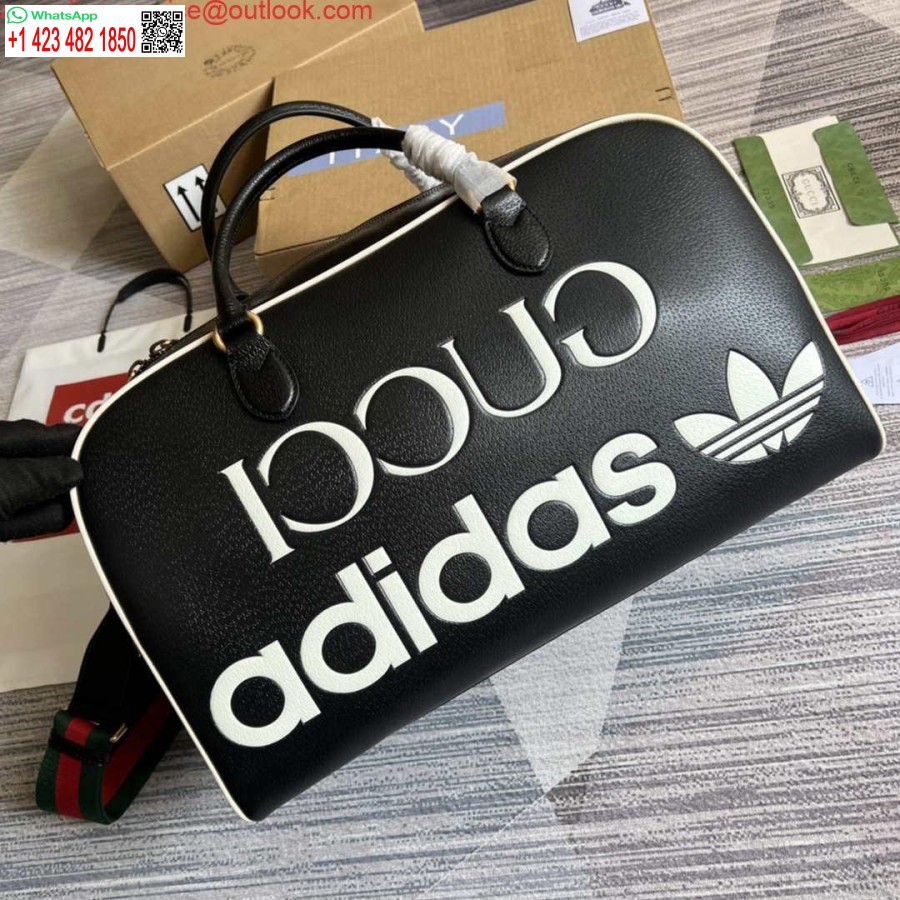 طبق الأصل أديداس X غوتشي حقيبة واق من المطر كبيرة 702422 أسود