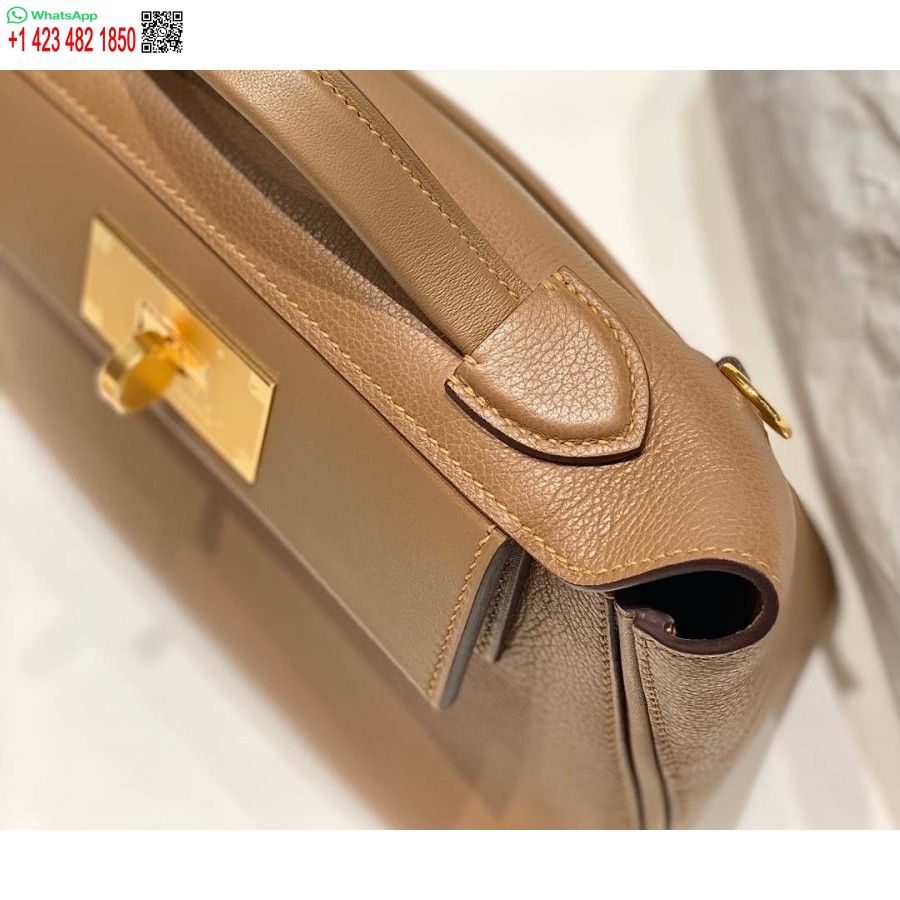 Replika Hermes Mini 2424 Oda 21cm H230263 Weimaraner Spalva