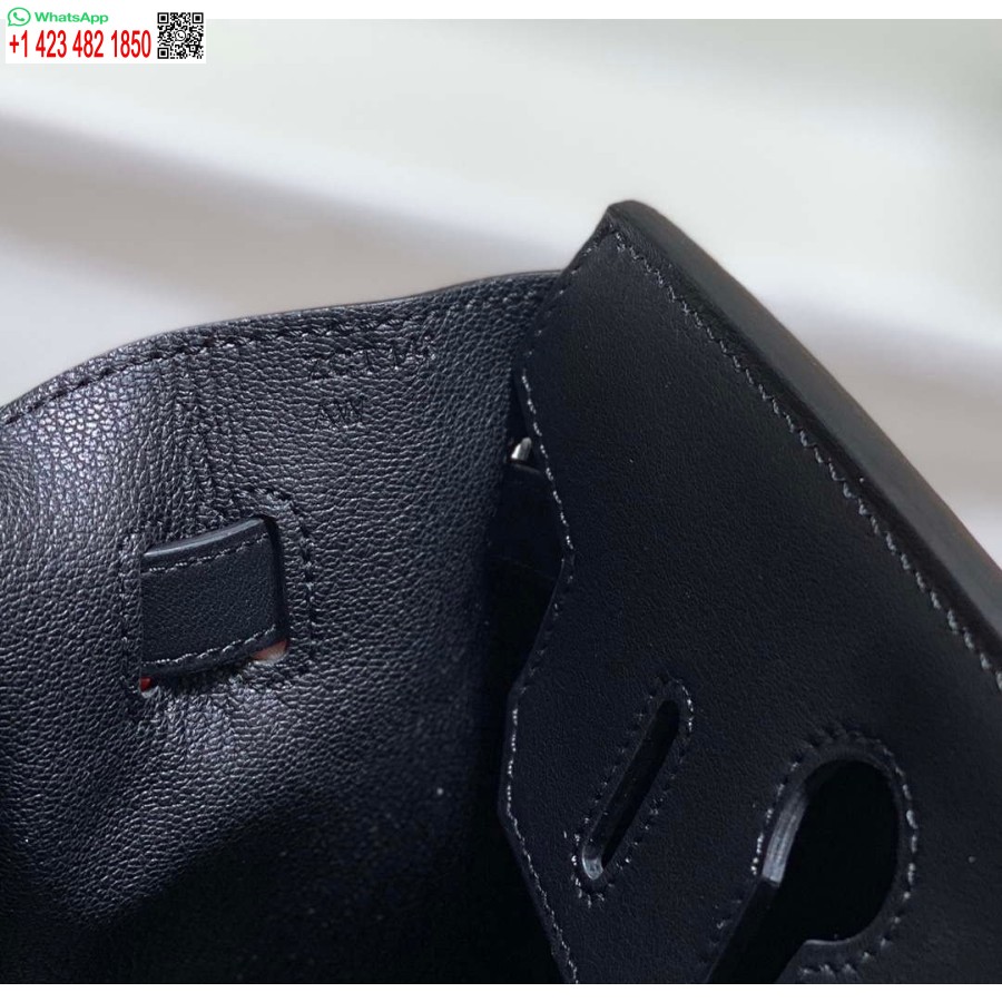 Replika Hermes Birkin Mulepose Swift Læder Med Lærred 285904